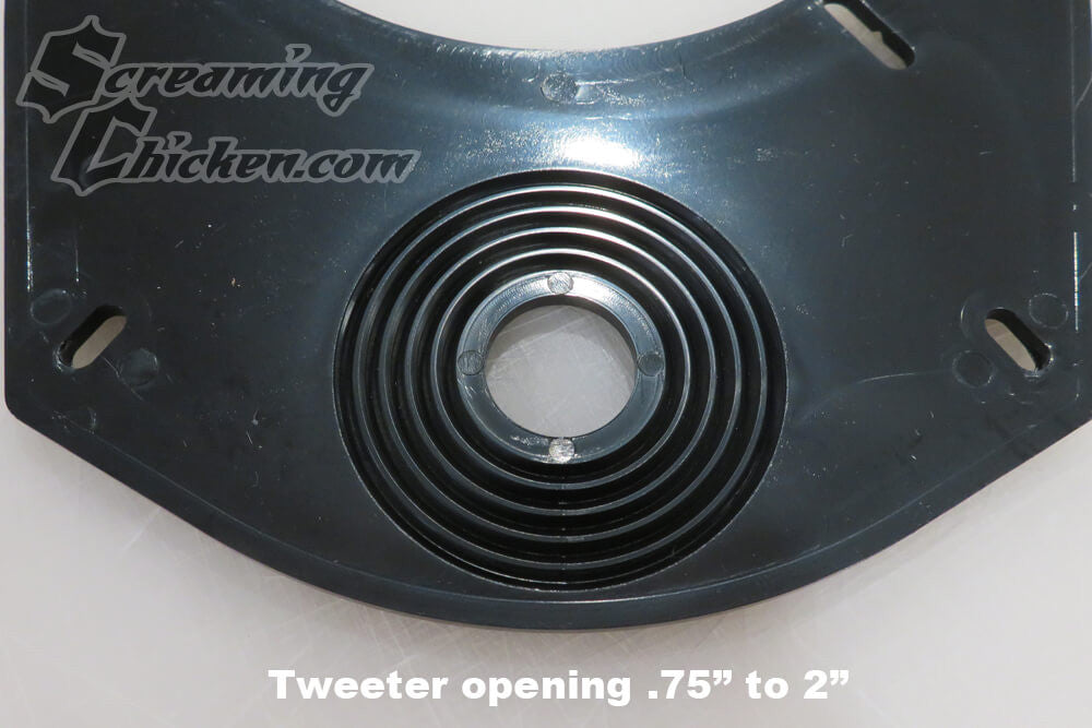 1982-92 Camaro/Firebird 6.5 in. Rear Speaker Adapters- tweeter opening