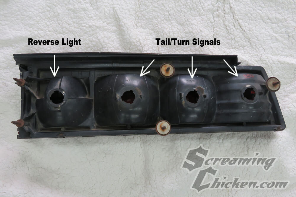 1982-92 Firebird/Trans Am LED tail light Bulb Combo Kit- housing