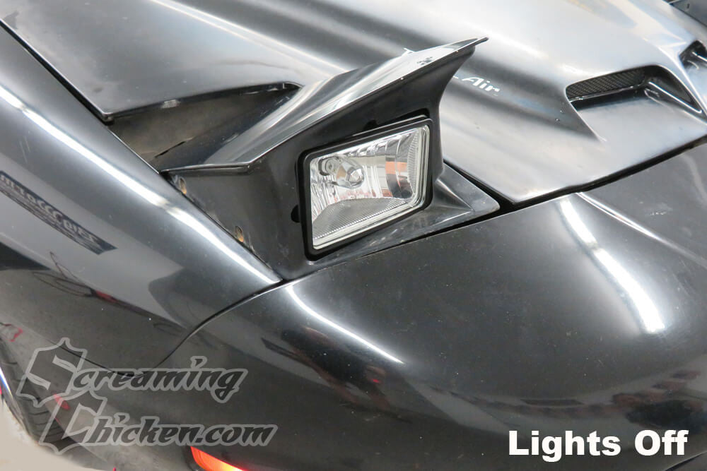 1993-97 Firebird Conversion Headlights- installed