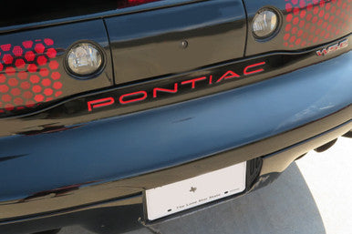 1993-2002 Firebird "Pontiac" Rear Bumper Lettering Inlay