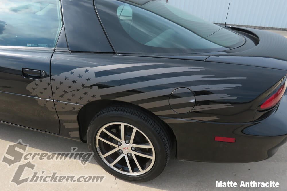 1993-2002 Camaro Stars & Stripes Side Stripe- anthracite 1