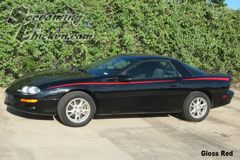 1993-2002 Camaro Javelin Stripes- gloss red