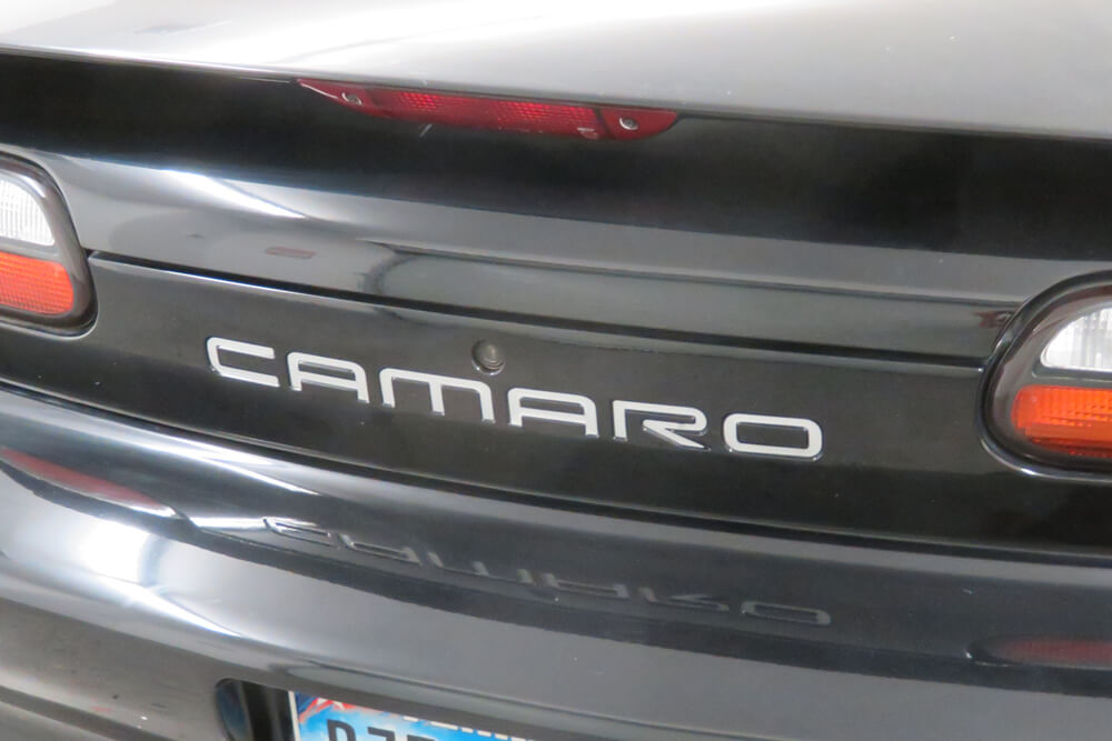 1993-2002 Camaro Rear Bumper Lettering Inlay