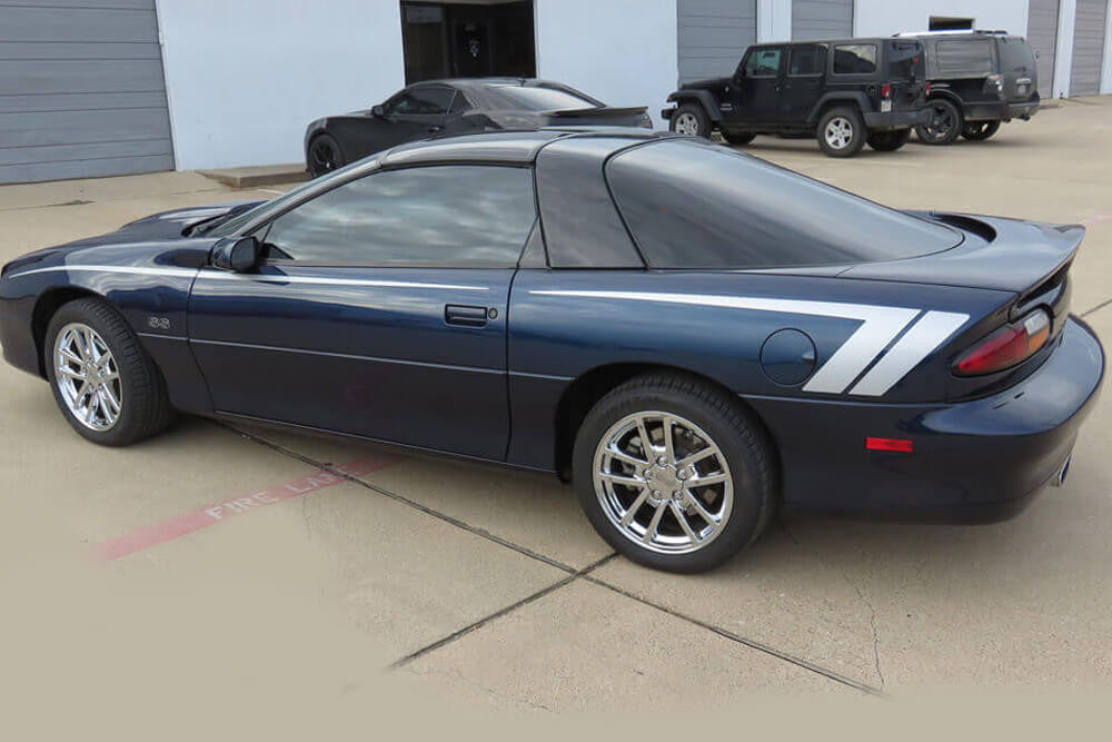 1993-2002 Camaro Skinny COPO Stripes- installed