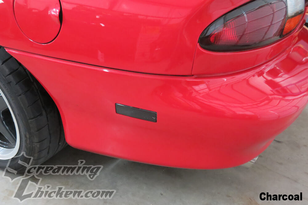 1993-2002 Camaro Smoked Front & Rear Side Marker Overlays- rear installed