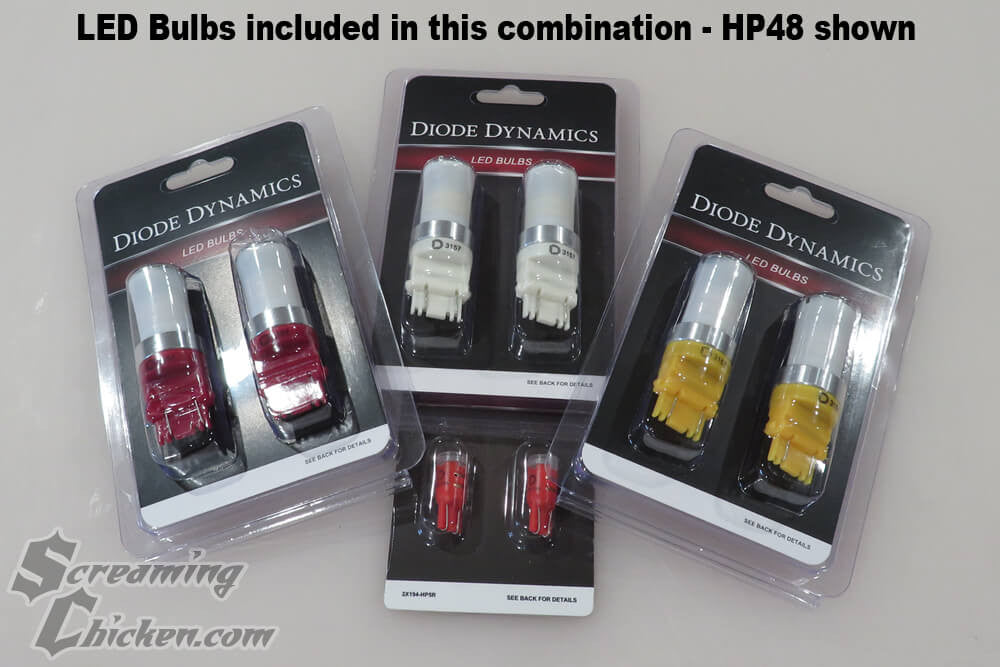 1998-2002 Camaro LED Tail Light Bulb Combo Kit- included bulbs