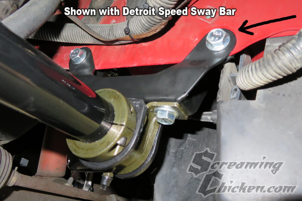 1993-2002 Camaro/Firebird Detroit Speed Front Sway Bar Brackets