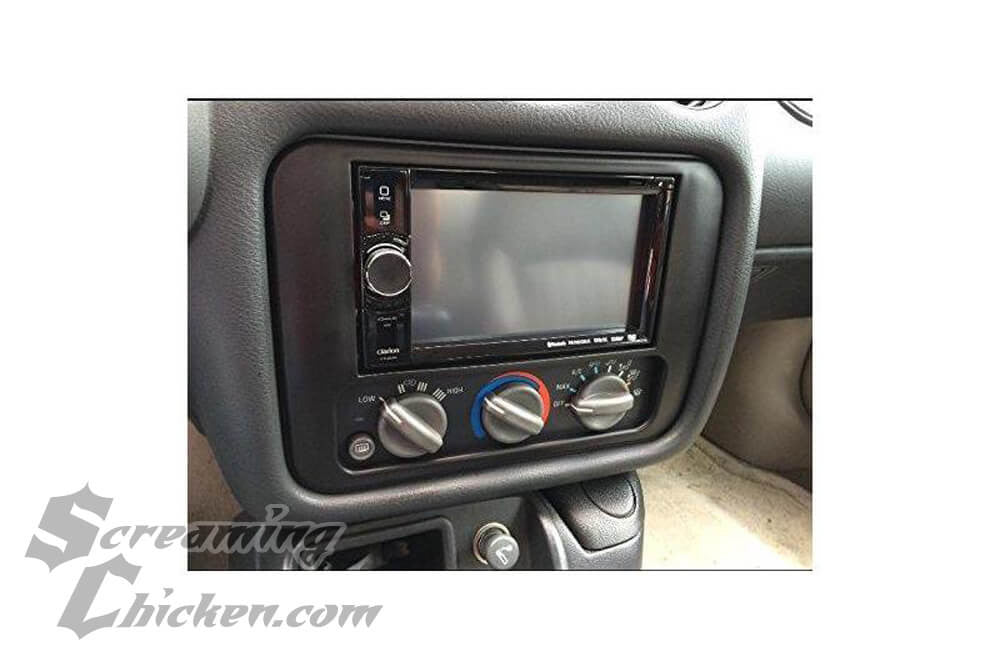 1993-2002 Firebird Double DIN Stereo Install Kit - installed 2
