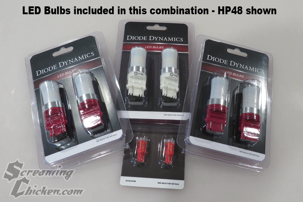 1993-1997 Firebird LED Tail Light Bulb Combo Kit- HP48 set