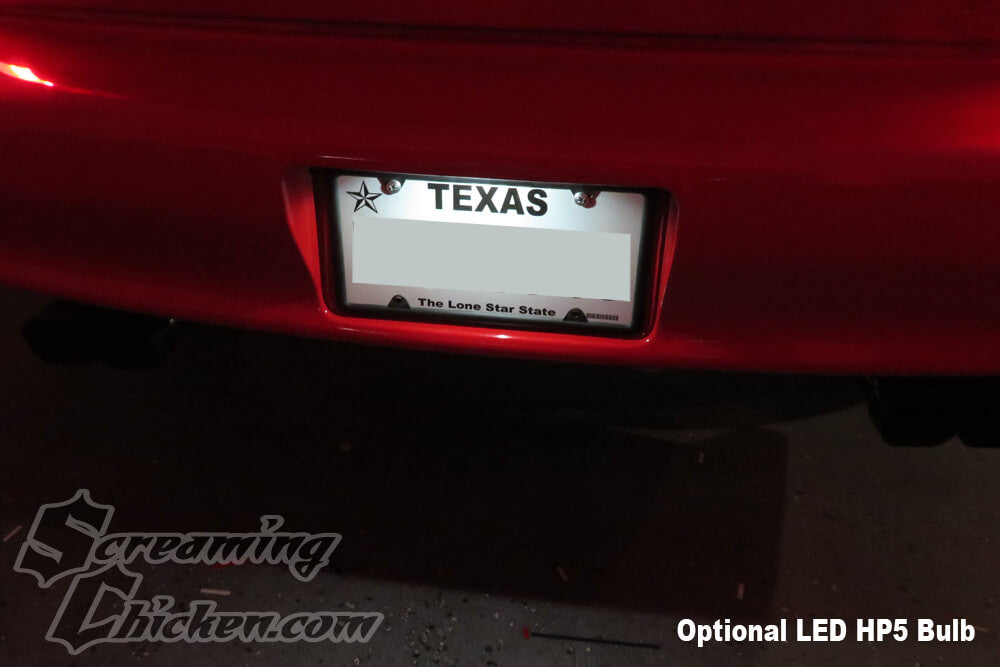 1993-2002 Camaro/Firebird License Plate Light Assembly- installed w/ HP5