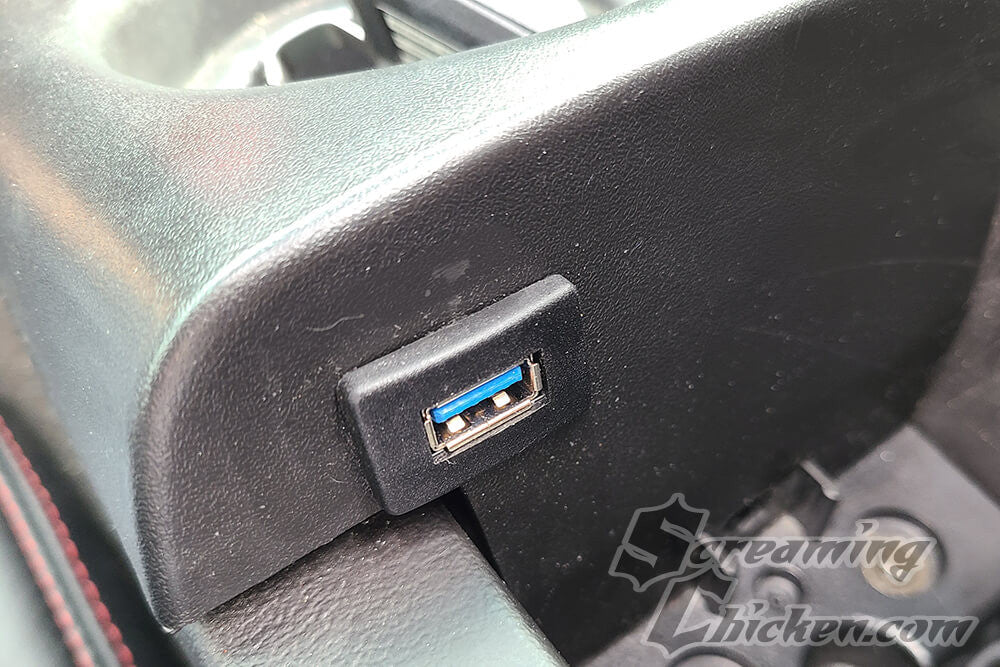 Square Flush Mount Single Port USB 3.0 Cable