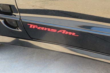 1993-2002 Trans Am Lettering Overlays for Door Emblems