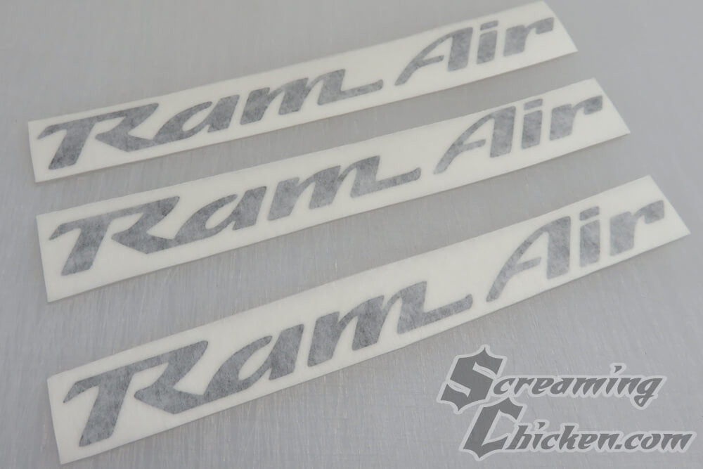 1993-2002 Trans Am Ram Air Hood Lettering- uninstalled