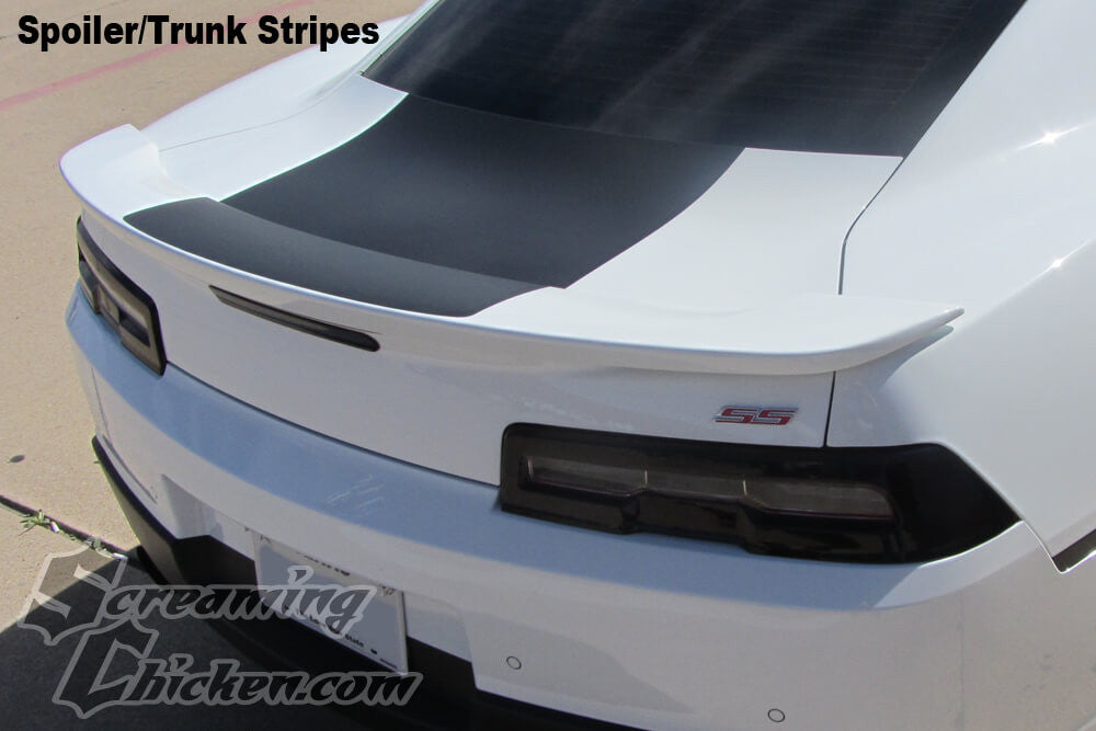 2014-15 Camaro Center Stripe- spoiler/trunk stripes