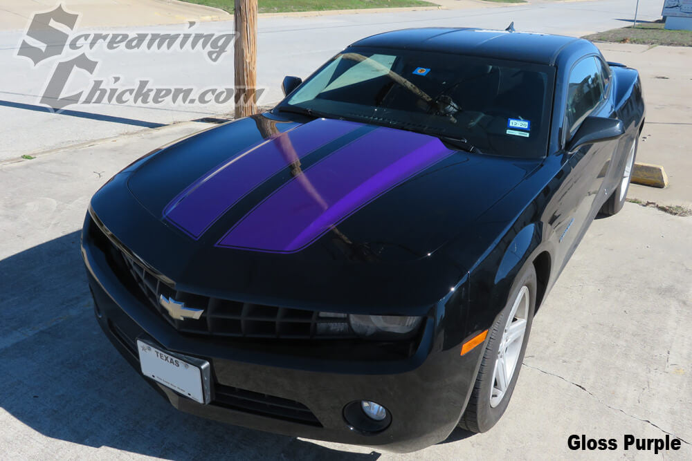 2010-13 Camaro Rally Stripes- gloss purple