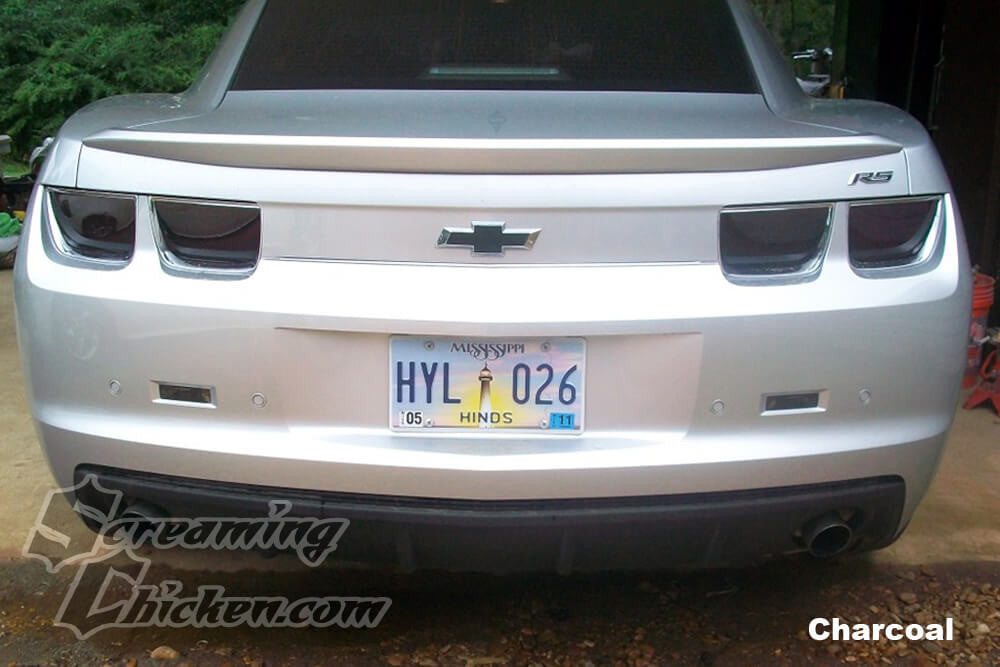 2010-13 Camaro Smoked Lens Protection- charcoal 2