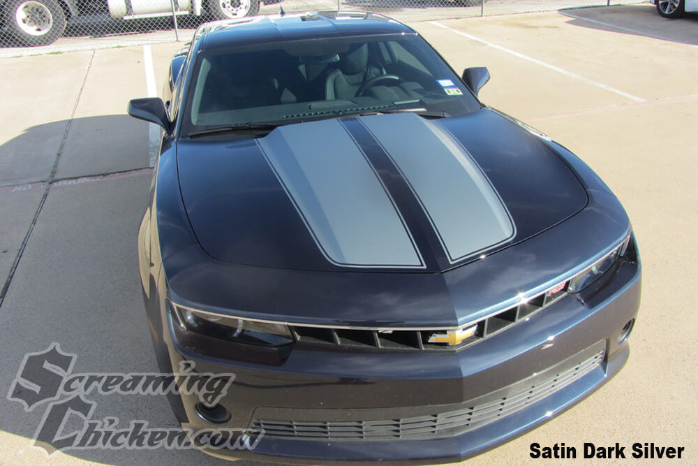 2014/15 Camaro V6 Rally Stripes- dark silver