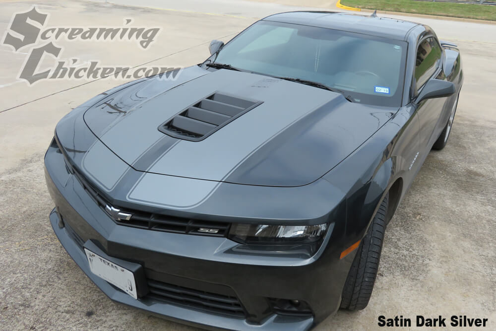 2014-15 Camaro SS Rally Stripes- dark silver