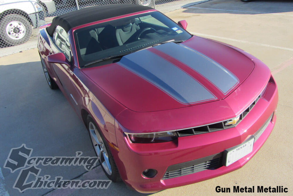 2014/15 Camaro V6 Rally Stripes- gun metal metallic