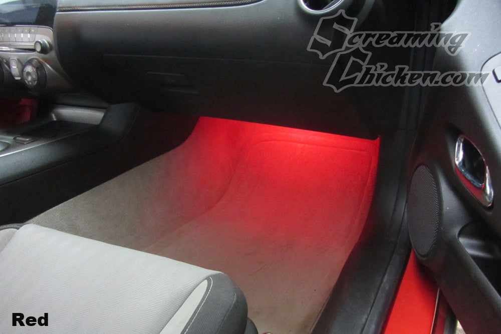2010-15 Camaro LED Footwell Lighting Kit- red