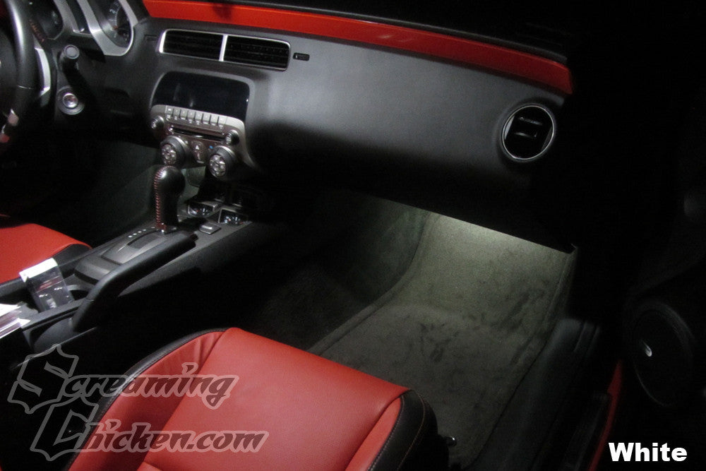 2010-15 Camaro LED Footwell Lighting Kit- white 2