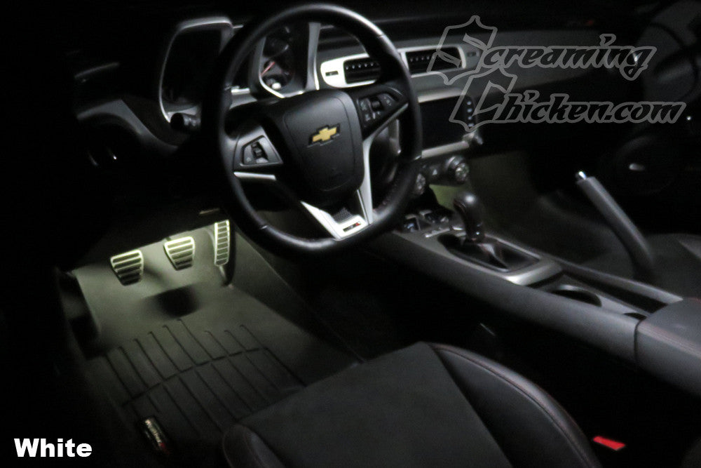 2010-15 Camaro LED Footwell Lighting Kit- white 1