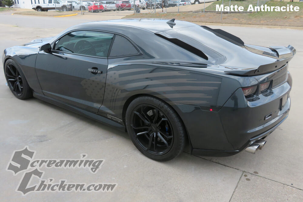 2010-15 Camaro Stars & Stripes Side Stripe- matte anthracite
