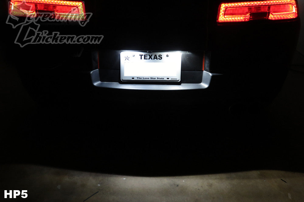 2010-15 Camaro LED License Plate Light Bulbs- illuminated 2