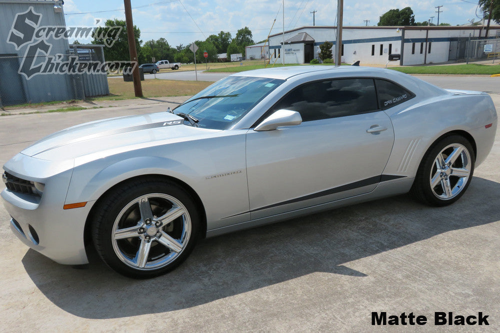 2010-15 Camaro Lower Body Accent Stripes - Matte Black 1