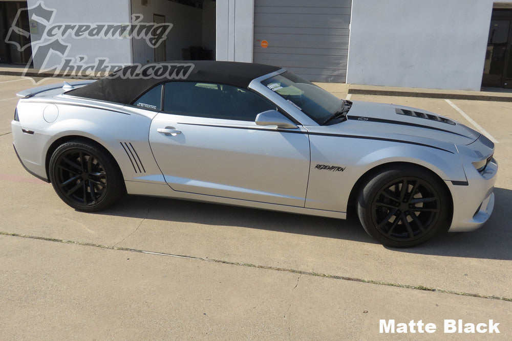 2010-15 Camaro Javelin Stripes- matte black