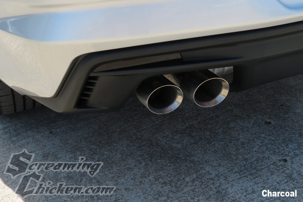 2016-24 Camaro Smoked Rear Reflector Overlays- charcoal 2