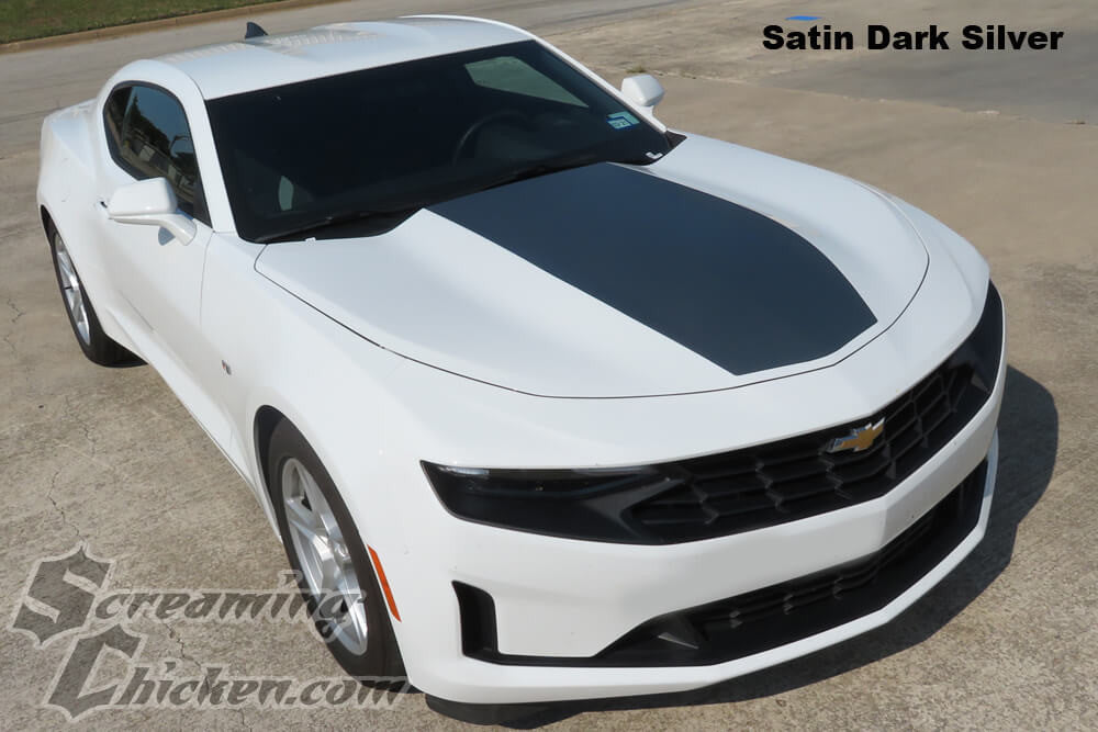 2019-23 Camaro Stinger Hood Stripe- satin dark silver