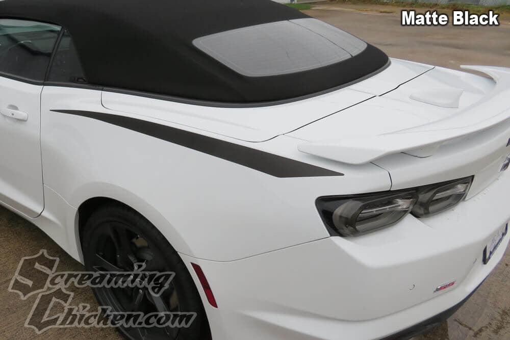 2016-23 Camaro Quarter Spears- matte black 2