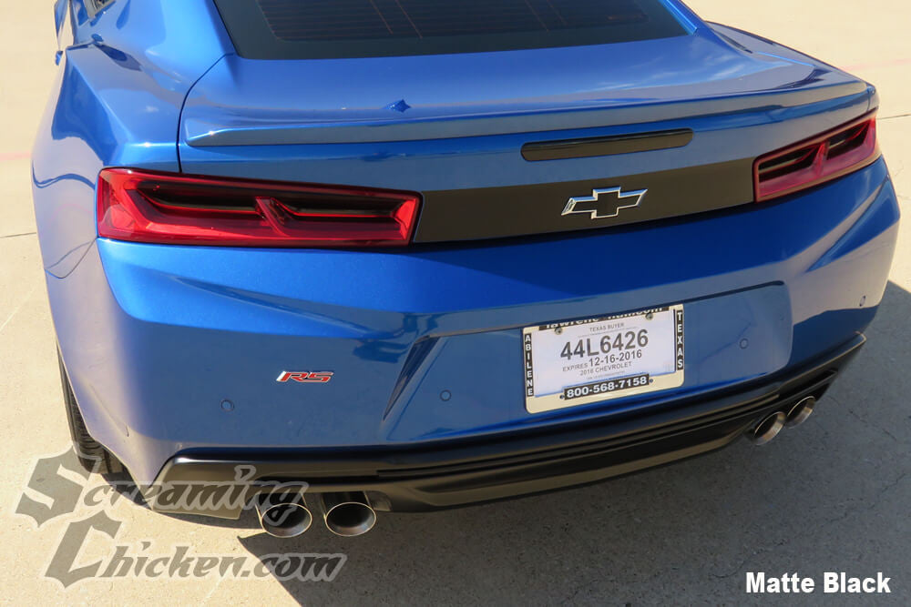 2016-23 Camaro Trunk Blackout- matte black 6