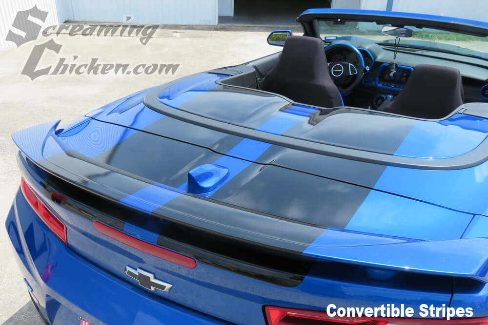 2016-18 Camaro Rally Stripes- convertible stripes