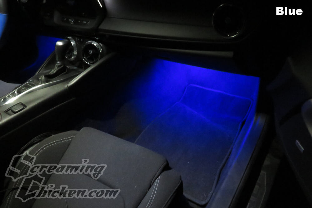 2016-19 Camaro Blue Footwell Lighting