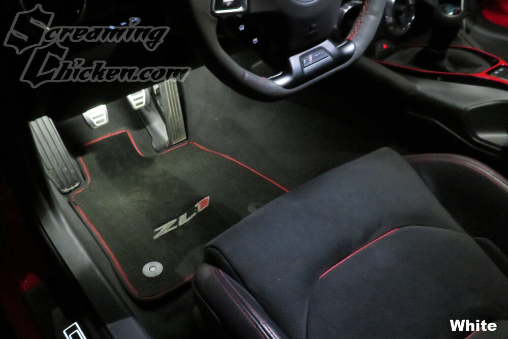 Cool White Footwell Lighting on a ZL1 Camaro