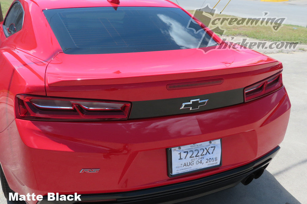 2016-23 Camaro Trunk Blackout- matte black 3