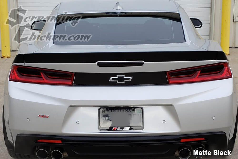 2016-23 Camaro Trunk Blackout- matte black 2