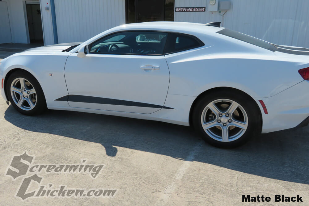 2016-23 Camaro Lower Body Accent Stripes- matte black 2