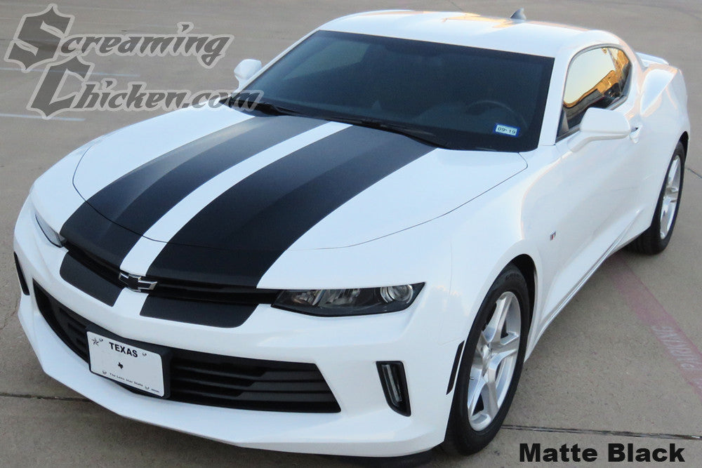 2016-18 Camaro Rally Stripes- matte black