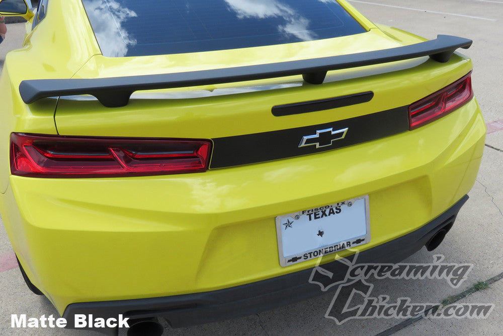 2016-23 Camaro Trunk Blackout- matte black 5