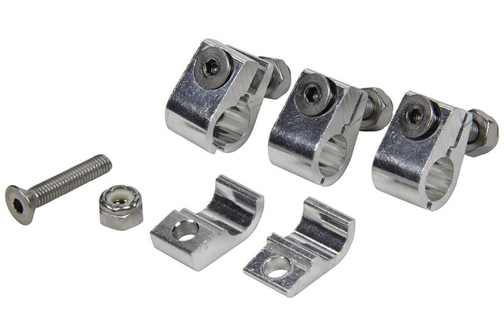 2pc Aluminum Line Clamps - 4 pack
