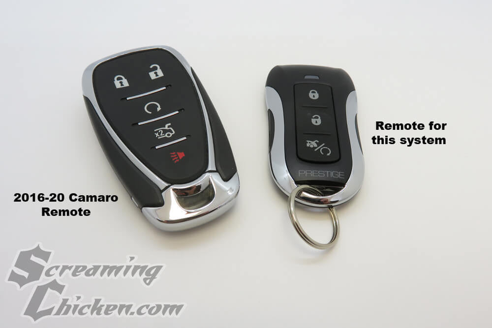 1970-81 Camaro/Firebird Keyless Entry Kit- remotes