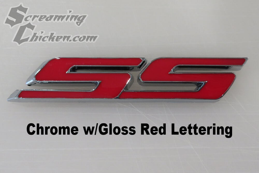 2010-15 Camaro SS Emblem- gloss red