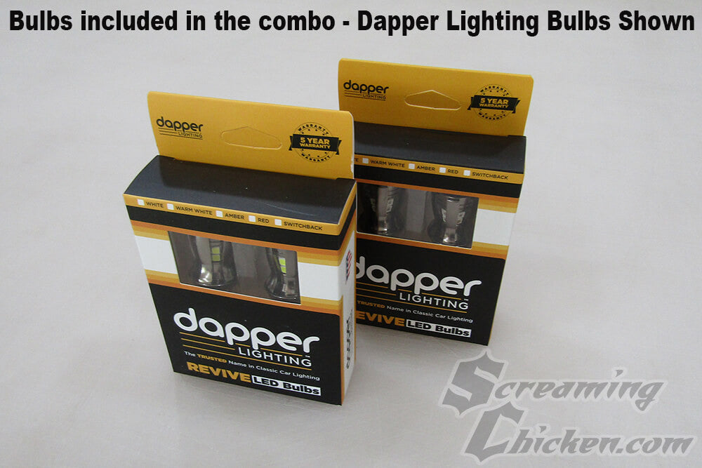 1967-68 Camaro LED Tail Light Bulb Combo Kit (Standard)