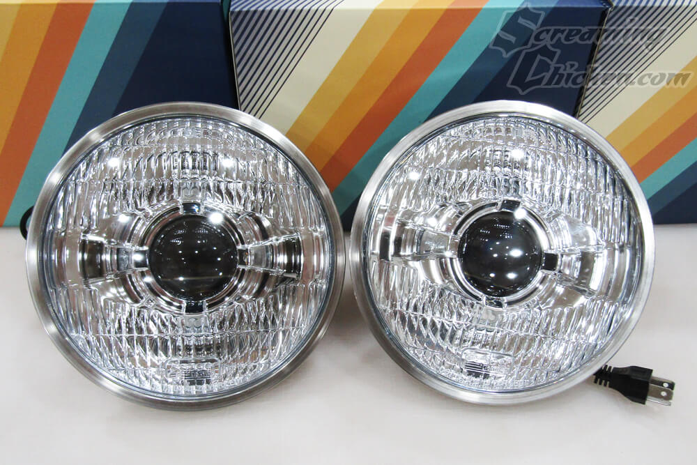 1967-69 Camaro Dapper LED Seven Headlights (Pair)