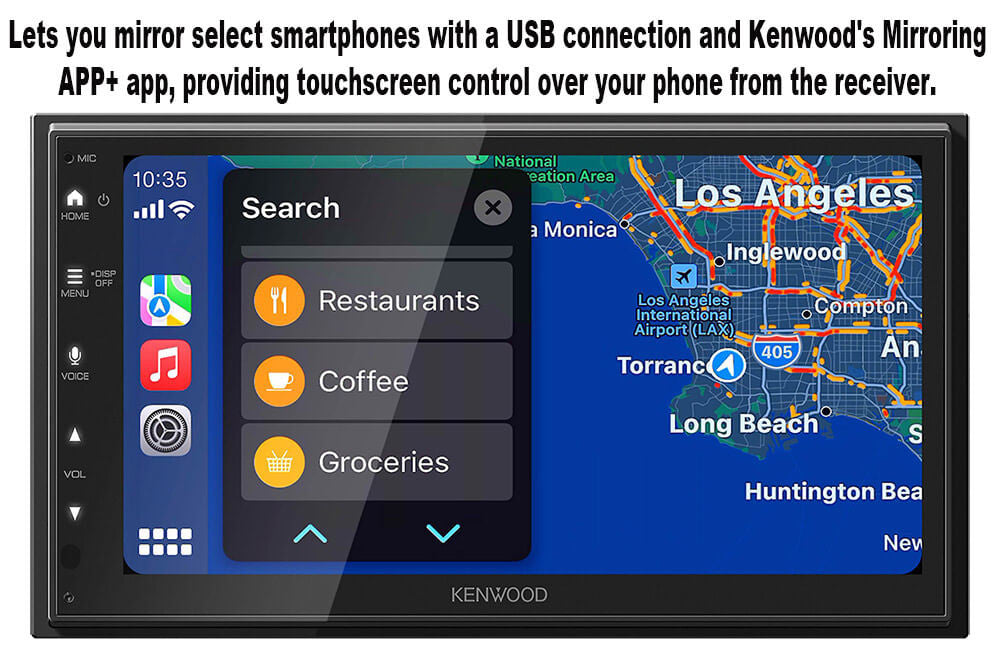 Kenwood DMX4710S Double DIN Radio