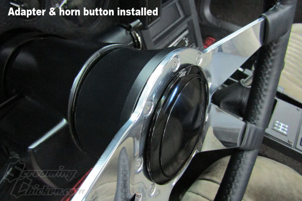 1969-81 Camaro/Firebird Black Lecarra 3 Spoke Billet Steering Wheel