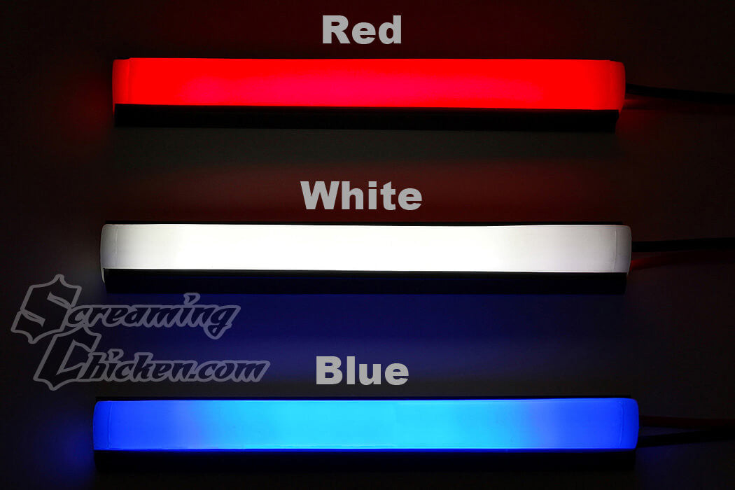 Available in 3 different colors. Kit does not change colors once installed.